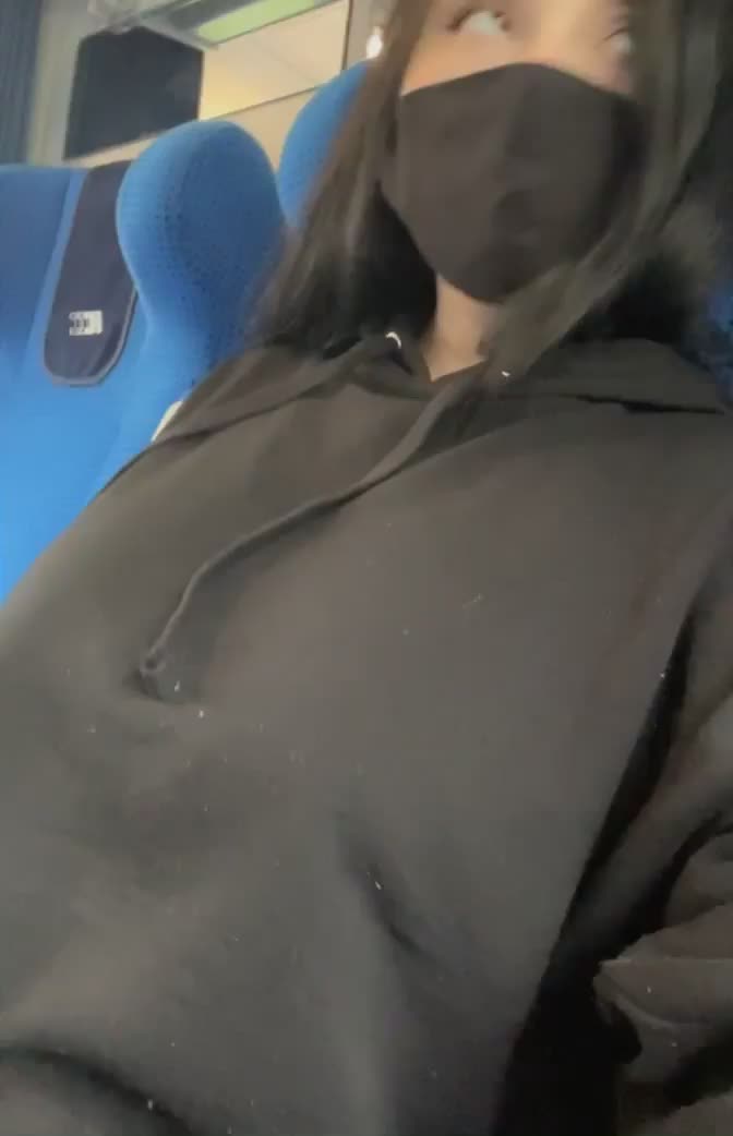 Boobs On The Train