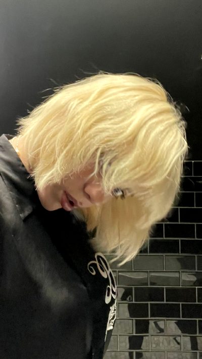 Billie With Her New Haircut