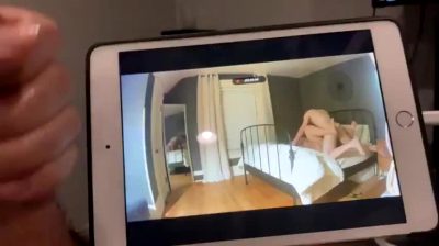 Hubby Watching Me Fuck On A Live Cam