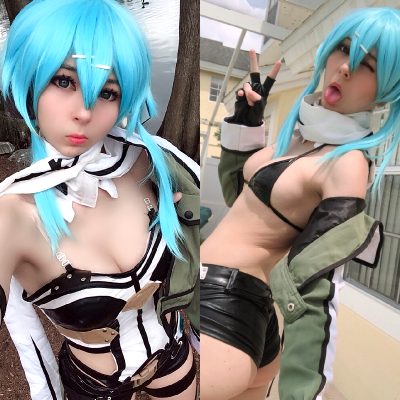 Left Or Right? ♥ What Other Sinon Cosplays Should I Do? She’s My Favorite Character To Cosplay As! Sinon Cosplay By Ribaibu