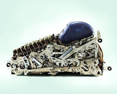 Naked Pic Of A Mechanical Calculator
