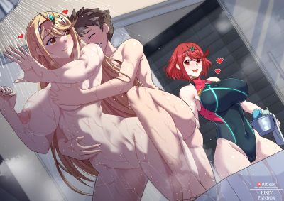 Pyra’s Turn To Shower With Rex