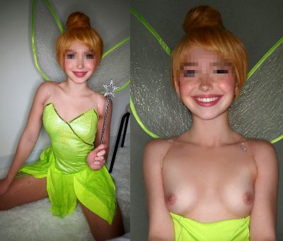 Raise Ur Hand If You Want To Play With My Tiny Tinker Bell Titties!