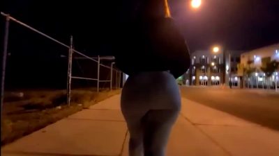 Russian Girl With Big Ass On Streets Of Miami